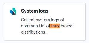 Filebeat System logs linux