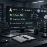 Automatiser les sauvegardes Linux avec Ansible et Restic en environnement PME