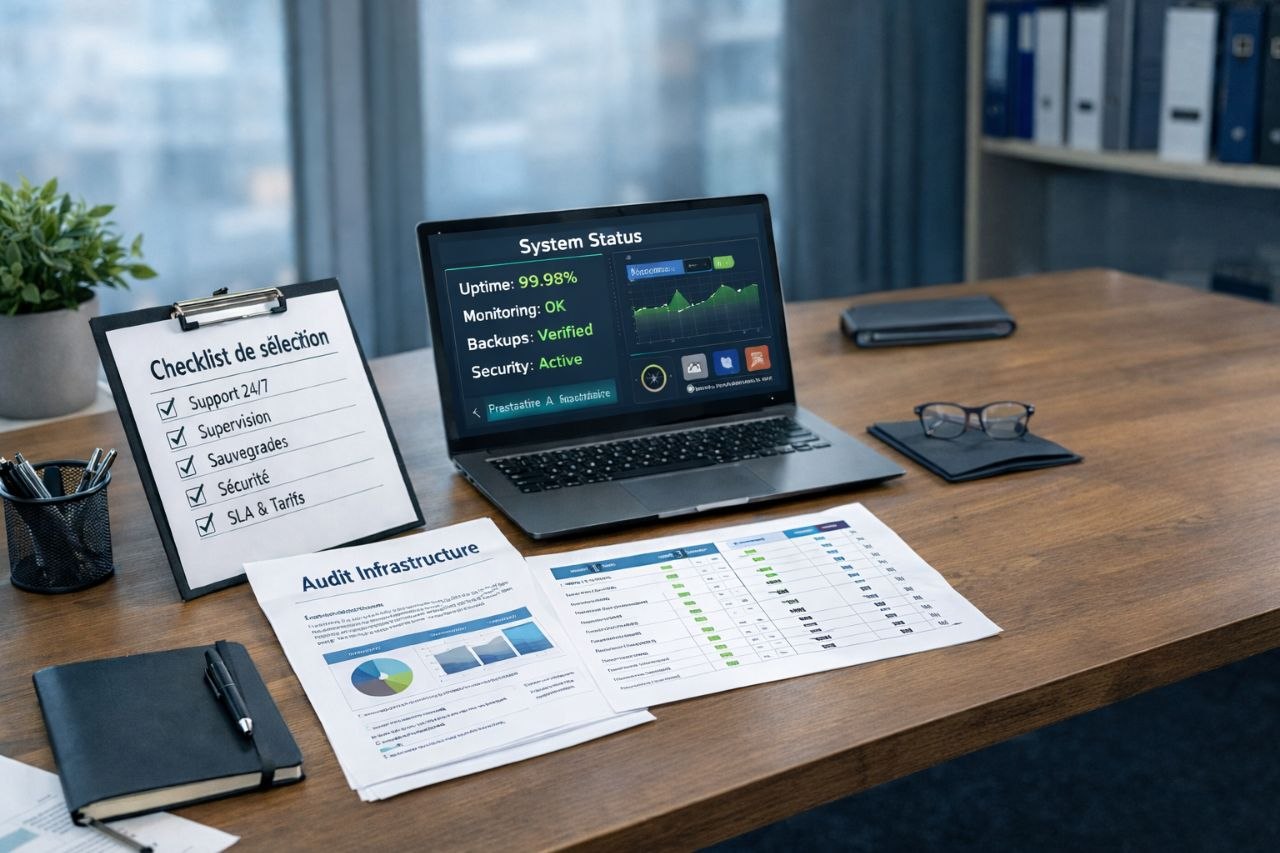 Checklist pour choisir un prestataire infogérance Linux pour PME avec supervision, sauvegardes et sécurité