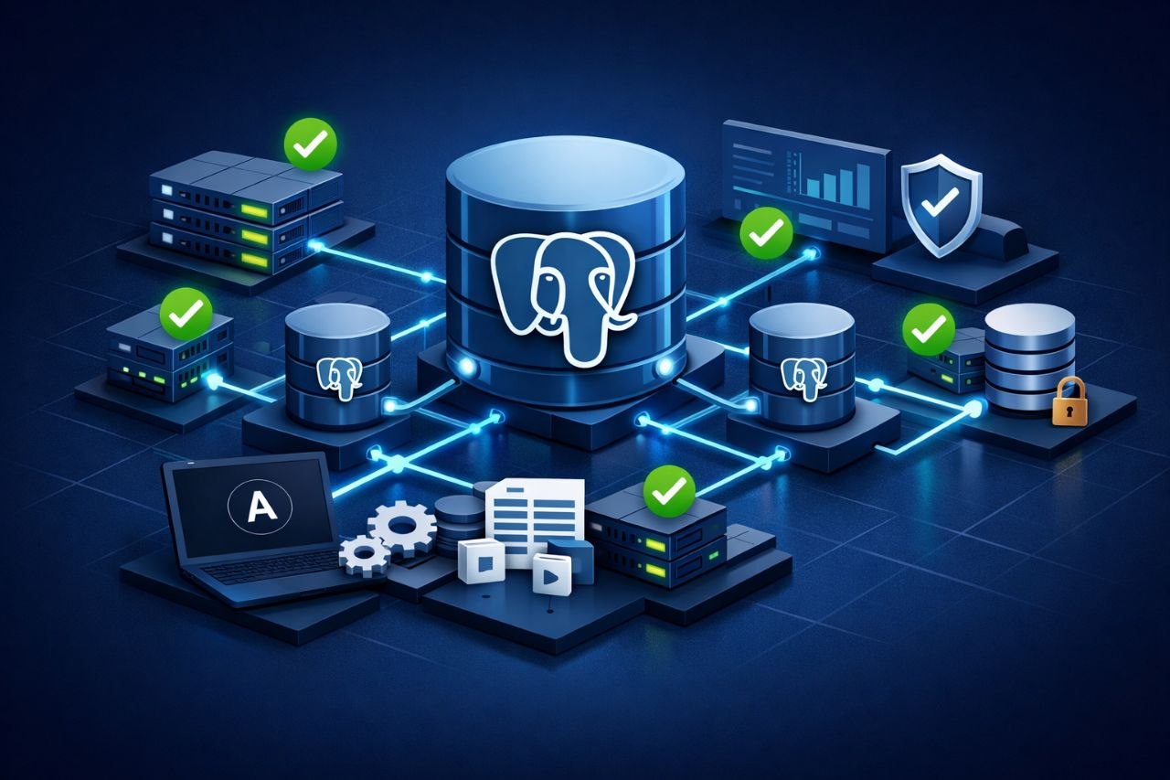Déploiement PostgreSQL avec Ansible sur infrastructures Linux (Debian, Ubuntu, RHEL, CentOS)