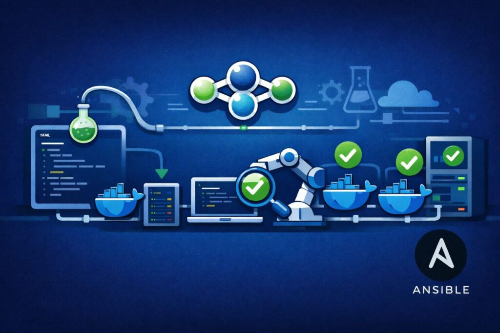 Tests Molecule Ansible pour valider un playbook de déploiement n8n