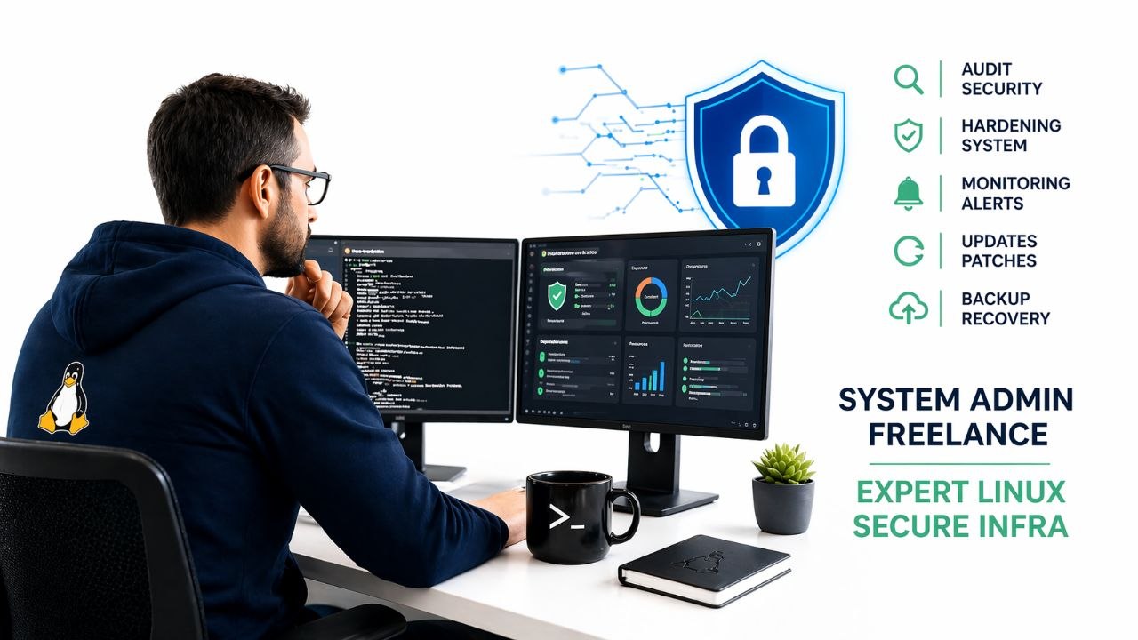 Administrateur système freelance - expertise Linux-Man