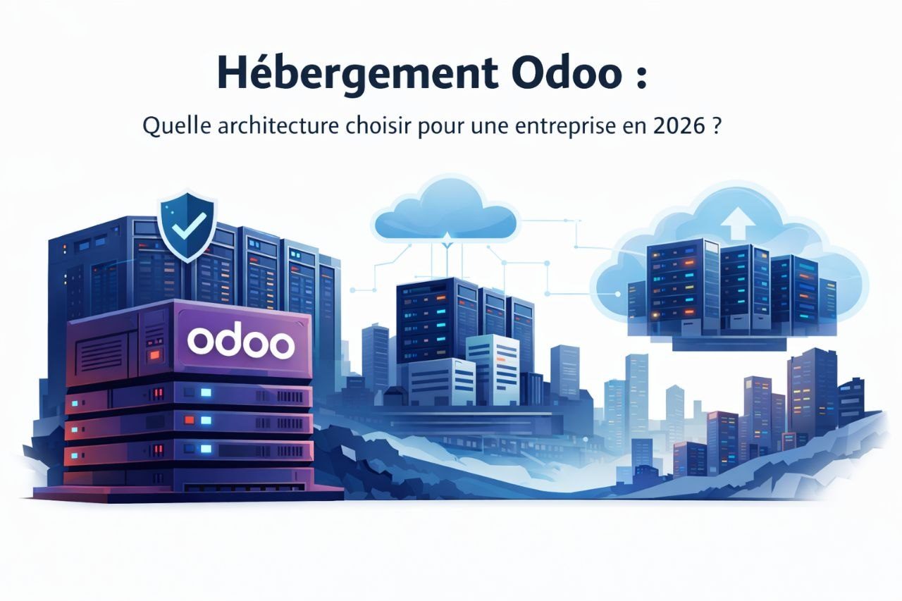 Hébergement Odoo : architecture serveur pour entreprise en 2026