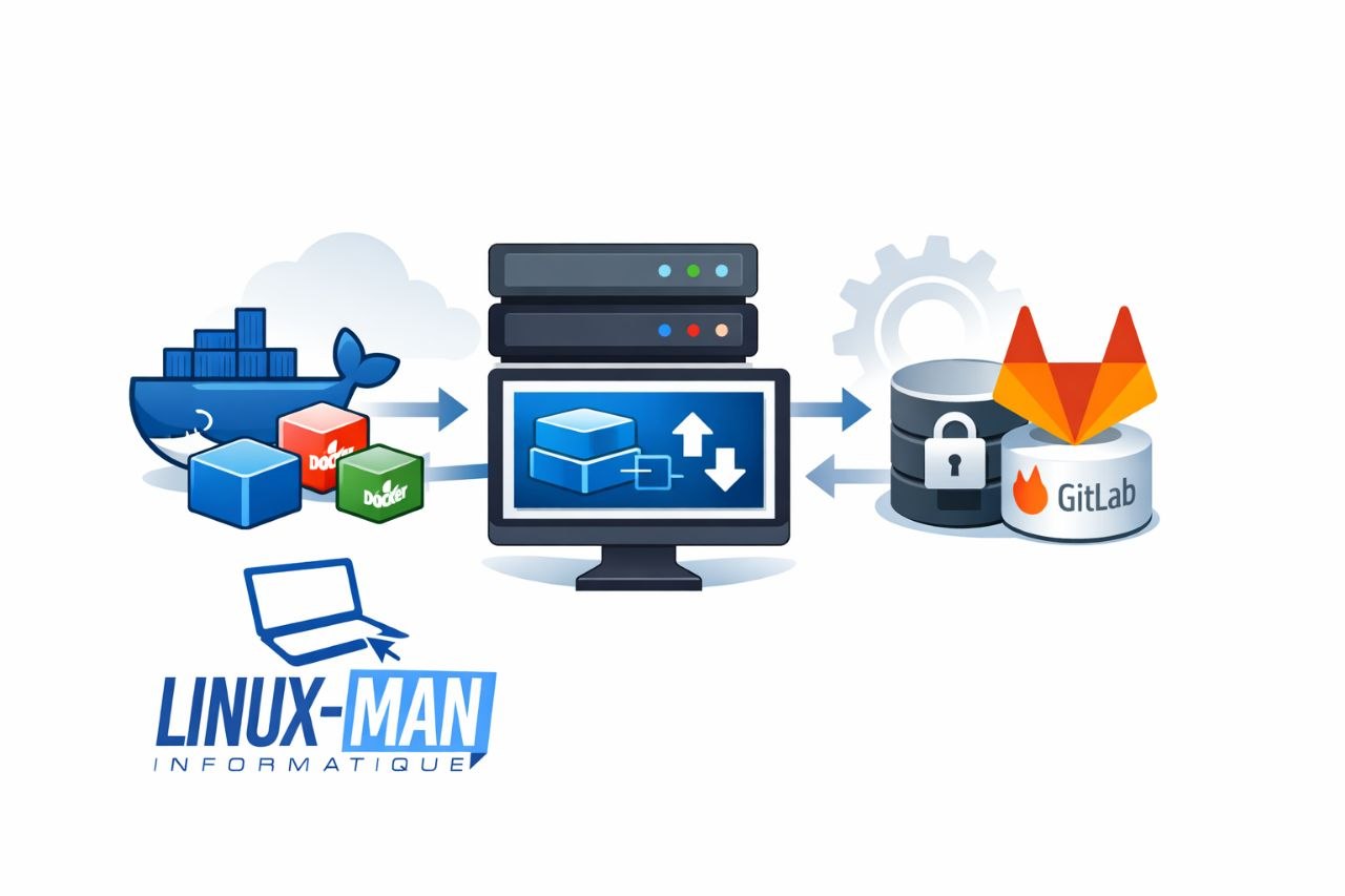 Registry Docker GitLab : publier une image Docker via pipeline CI/CD GitLab avec build automatique