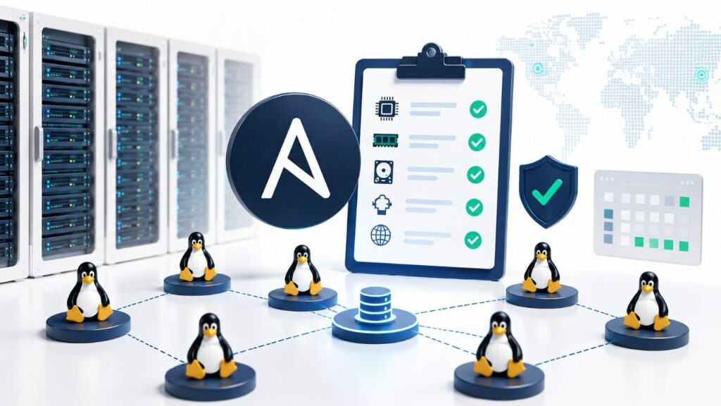 Illustration d'un audit de parc Linux avec Ansible gather_facts