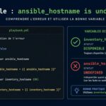 Illustration Ansible : erreur ansible_hostname is undefined avec gather_facts false et alternative inventory_hostname