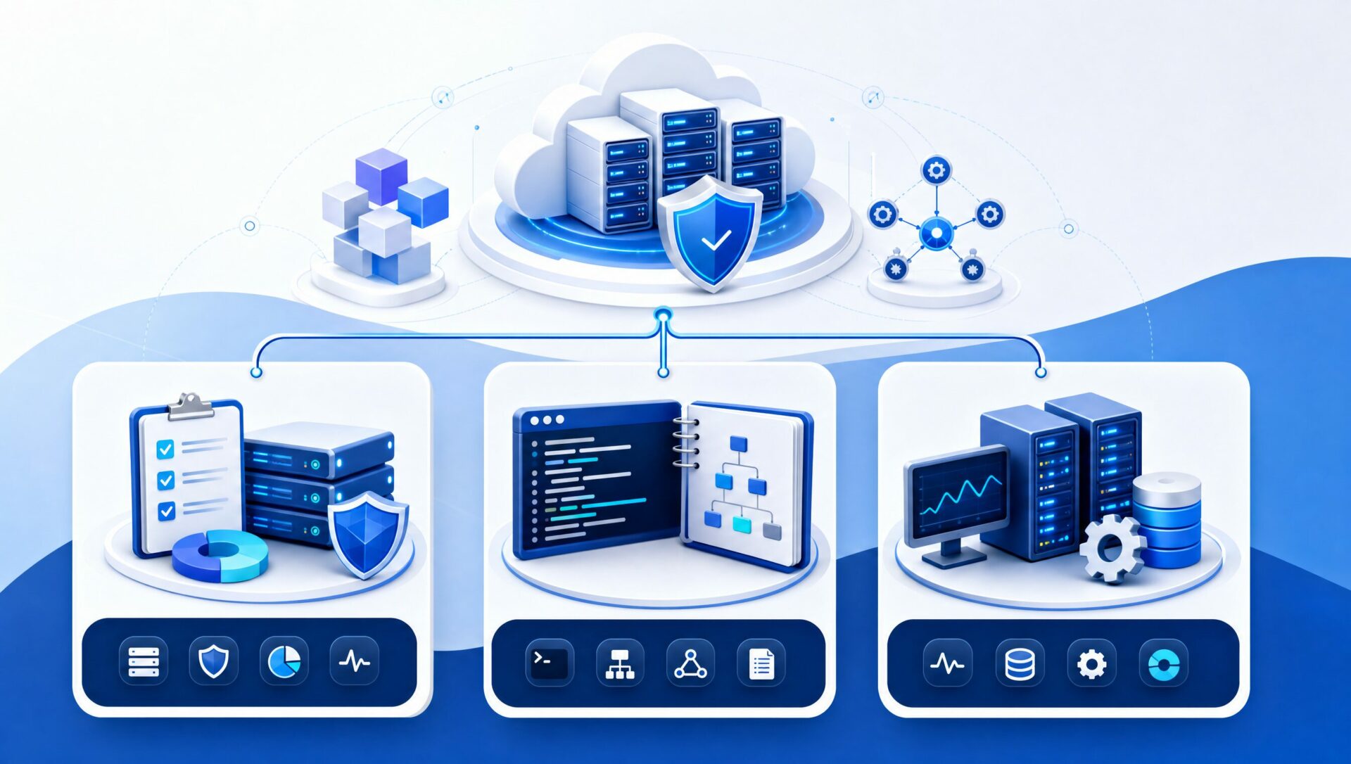 Illustration des services Linux-Man pour audit, DevOps et maintenance infrastructure